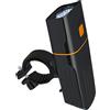 DEARMAMY Set Luci Bici Ricaricabili USB 2400mah Nero PC Silicone