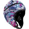 SKKWJEGE Casco da rugby, unisex, anti collisione, per adulti, multiuso, per rugby, tipo E, fiore maculato, 58 x 40 cm
