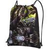 YYHHAOFA Zaino con cerniera e coulisse con stampa di orso animale, leggero, impermeabile, con tasca frontale, per viaggi, sport e yoga
