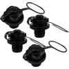 Artibetter Valvola di Sfiato Kayak in PVC Alta Pressione Molla e Schermo 4 Pezzi per Accessorio Facile da Sostituire per Canoe e Kayak Gonfiabili