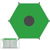 Generic Telo Parasole per Trampolino Parasole Impermeabile Pieghevole Anti-UV