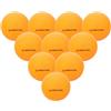 TEHAUX 50 Pezzi Palline da Ping Pong in ABS Arancione Riutilizzabili e Pratiche, Palline Rotonde per Allenamento e Pratica del Ping da Tavolo per Adulti e Adolescenti