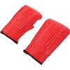 TOVINANNA Guanti da Boxe per Allenamento in Cuoio Rosso Rivestimento in Schiuma Poliuretanica, Comodi e Facili da Indossare per Taekwondo e Fitness