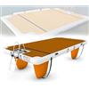 Generic Piattaforma galleggiante gonfiabile con pompa ad aria elettrica, 4 x 4 m, pontile gonfiabile per piscina, spiaggia, uso oceano, piattaforma d'acqua portatile per divertimento in famiglia
