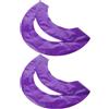 CLISPEED Base per Palla da Yoga Stabilizzante in PVC Porpora 2 Pezzi