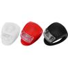 OSALADI 6 Pezzi Luce Posteriore Bici Ricaricabile in Silicone e ABS Design One-Touch e Montaggio Rapido, Accessorio Bici 2 Batterie 3v per Sicurezza Notturna