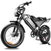 Fanesen E-Bike - Bicicletta elettrica per adulti, da trekking, da uomo e donna, batteria al litio da 48 V, 18,2 Ah, per lungo raggio, 7 marce, per MTB, spiaggia e neve