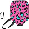 InOmak Stampa Leopardata Carina (2), Custodia Sportiva per Racchetta da Pickleball; Compatibile con Tutte Le Forme e Dimensioni di Racchetta.