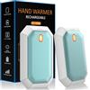 Ultralent Scaldamani Ricaricabile, 2 x 4000 mAh, Riscaldatore Elettrico Portatile, Ideale per Sport All'aria Aperta, Campeggio, Caccia, Golf, I Migliori Regali Invernali per Donne, Uomini, Famiglia