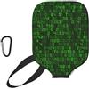 InOmak Programmatore Codice decimale Verde per Computer, Custodia Sportiva per Racchetta da Pickleball; Compatibile con Tutte Le Forme e Dimensioni di Racchetta.