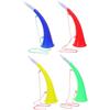 Luxshiny 4 Pezzi Trombette da Stadio in Plastica con Cordino per Festa Calcio Decor, Facile da Trasportare e Versatile per Eventi Sportivi e Feste di Laurea