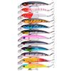 Generic XILILHC 12 Esche da Pesca Esca 3D Eye 8 Cm/5 G Esca da Pesca | Esca artificiale for pesce persico, luccio, carpa, esca for nuoto, esca for pesca