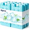 Pnckvcg 6 mattonelle refrigeranti per borsa frigo da 200 ml, ultra sottili
