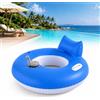 SXQYCH Seduta Elettrica for Piscina con Joystick, Tappetino Elettrico Portatile | Doppio Motore 66W, Elica, Rotazione 360°, Ricaricabile, con Getto, for Spiaggia e Estate