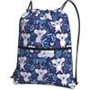 YYHHAOFA Lovely Koala Prints - Zaino con cerniera e coulisse, impermeabile, da viaggio, con tasca frontale e organizer interno