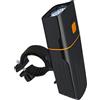Luxshiny Luce per Bicicletta Corpo in PC e Silicone Ipx5 2400mah Ricaricabile USB LED 3 modalità di Illuminazione, Facile da Installare Nero per Ciclismo Notturno