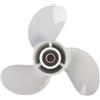 TaxCGkXBR Elica Fuoribordo AP02 9 1/4 Pollici X 12 Pollici 3 Pale Rotazione Destra Compatibile con Yamaha 9.9 15 F9.9 F15 F20 Sostituisce 683-45941-00-EL