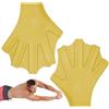 Generic Palette da nuoto, guanti pinne in silicone, a forma di anatra, per immersioni, spiaggia, competizione, sport
