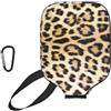 InOmak Stampa Leopardata (2), Custodia Sportiva per Racchetta da Pickleball; Compatibile con Tutte Le Forme e Dimensioni di Racchetta.