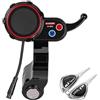 Generic NJAX-T Display A LED Display dello Strumento dell'acceleratore for Zero 8 9 10 8X 10X 11X Acceleratore Scooter Elettrico 48V 6 Pin Display a LED Parti