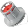 Zoegneer Adattatore per valvola dell'aria a otto fori per pompa gonfiabile per kayak, convertitore in PVC per paddle board, canoa, zattera, gonfiaggio rapido, grigio