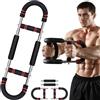 RWSRW Twister Arm Trainer Chest Workout Equipment Attrezzo per Esercizi a Forma di U Power (30-50 kg/70-110 lb) Twister Bar Portatile,Espansore Toracico Regolabile,Attrezzi Palestra Casa