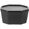 WOONEKY Copertura in Plastica Nera per Manico di Racchetta da Badminton e Tennis, Accessorio per Riparazione Impugnatura Comoda e Dimensioni 3,20x2,80x1,60cm