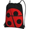 HJFCZH Zaino con stampa di coccinelle con coulisse e cerniera, impermeabile e durevole, per viaggi, sport e oggetti essenziali quotidiani