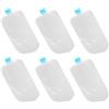 DEARMAMY Ice Packs per Lunch Box 6pezzi PE Bianco, Freezer Ice Case | Reusable Cooler Ice Packs, Ice Cooling Packs per Vacanze Estive, Lightweight per Uso Quotidiano