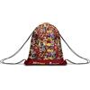 Seven S.P.A. Sacca a .S. Roma Calcio Sakky Bag, Giallo Rosso, Scuola Sport y Tempo Libero, Zainetto