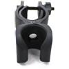 Toddmomy Supporto Torcia per Manubrio Bici in Gomma Nera, Anti Scivolo | Montaggio Facile, Mantiene Ferma la Luce, Protegge Manubrio, Accessorio Bici per Fanale Anteriore