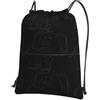 YYHHAOFA Zaino con cerniera e coulisse con stampa di elefanti, leggero, impermeabile, con tasca frontale, per viaggi, sport e yoga
