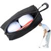 Generico Custodia per Palline da Golf Borsa Impermeabile per da Golf Nera