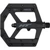 WOVELOT HT Components, ME03 EVO+, Pedali a piattaforma, Corpo: Alluminio, Mandrino: Cr-Mo, 9/16'', Stealth Black, Coppia