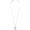 Breil, Collezione B Rock, Collana Donna, Collana in Acciaio Lucido con Elemento Ovale Fluido e Organico, Chiusura a Moschettone, Lunghezza Regolabile fino a 80 cm, Idea Regalo Donna