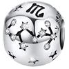 MariaFonte Charm New 2024 MariaFonte Compatibile Tutte Marche Bracciali Collane Zodiaco Segni Zodiacali Oroscopo Portafortuna Argento Compleanno Anniversario Originale Offerte Amicizia Mamma Bead Cuore Natale