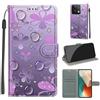 KENHONER Custodia per Xiaomi Redmi Note 13 5G, fiore | Portafoglio Pelle PU, Magnetica, Resistente Agli Urti, Scomparto Carte Credito, Pieghevole, Flip Libro, Motivo