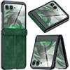 NINKI Custodia per Moto Razr 2024 con protezione per cerniere, Motorola Razr 2024 Custodia con protezione per schermo, Flip Case Razr 50 Custodia per Moto Razr 2024 5G Case Motorola Razr 50 Custodia