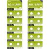 AJ Star SR621SW AG1 364 363 LR621 1,55 V batterie a bottone per orologi, confezione da 20