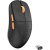 Keychron G3 8K Mouse Gaming Wireless in Fibra di Carbonio, 30000 DPI, Sensore PAW 3950, ultraleggero 44g, 2,4 GHz/BT 5.3/USB-C, 5 Pulsanti Programmabili, 160 Ore d'Autonomia, Ideale per eSport e FPS