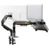 NB Ergonomic Doppia Braccio Monitor 17-32'' & Supporto PC Portatili 13-17''