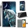 KENHONER Custodia per Samsung Galaxy A15 4G/5G, Lupo