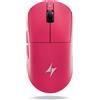 ATK Dragonfly A9 Series Mouse da gioco wireless, leggero, 53-57 g, sensore PAW3950 Ultra / PAW3395, fino a 42000 DPI, polling 8K, rivestimento effetto ghiaccio, connettività Tri-Mode (A9 Plus, rosa)