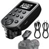 AODELAN Trigger flash wireless compatibile con Godox 2.4G Wireless X System e Flashpoint R2 Radio Remote System, 32 canali, 5 gruppi, 99 ID selezionabili per Canon, per Sony, per Nikon, per fotocamere