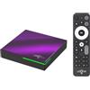 Ugoos SK4 TV Box Android 14.0 Amlogic S905x5M-J 4 GB di RAM 64 GB di ROM Dual WiFi 2.4G/5G Ethernet 100M USB 2.0 BT5.4 Supporto HEVC H.265 AV1 VP9 4K HDR Box