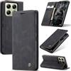 Ottcooed Cover per Xiaomi 14T Custodia, Cover Pellicola a Libro Portafoglio in Pelle Porta Carte Protettiva Slot per Scheda Flip Case Wallet Case con Xiaomi 14T, Nero