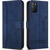 Bravoday Cover per Xiaomi Poco M3 / Redimi 9T / Redimi 9 Power, Flip Custodia in Pelle PU Portafoglio Custodia per Xiaomi Poco M3 / Redimi 9T / Redimi 9 Power, con Slot per Schede, Blu