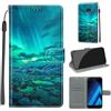 KENHONER Custodia per Samsung Galaxy A5 2017, artico | Portafoglio Pelle PU, Magnetica, Resistente Agli Urti, Scomparto Carte Credito, Pieghevole, Flip Libro, Motivo