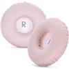 MuchLuckystar Cuscinetti auricolari di ricambio per cuffie wireless JBL JR300 T450BT T500BT Tune600 - per cuffie wireless di alta qualità con spugna traspirante isolamento acustico bianco, 8,5 cm (rosa)