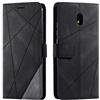 SONWO Cover per Xiaomi Redmi 8A, Flip Caso in PU Pelle Case Cover Portafoglio Custodia per Xiaomi Redmi 8A, [Kickstand] [Slot per Schede], Nero
